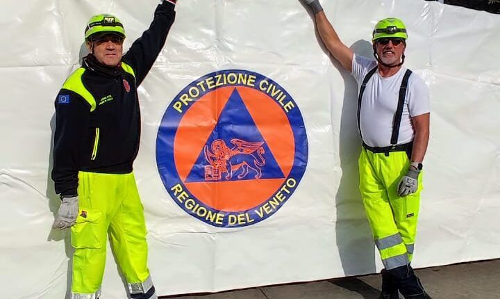 Vicenza: il Gruppo comunale di Protezione Civile di Vicenza all'esercitazione regionale di Valdobbiadene