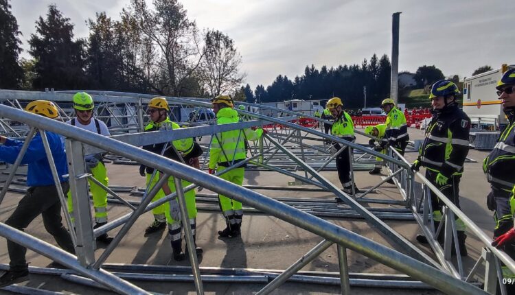 Vicenza: il Gruppo comunale di Protezione Civile di Vicenza all'esercitazione regionale di Valdobbiadene