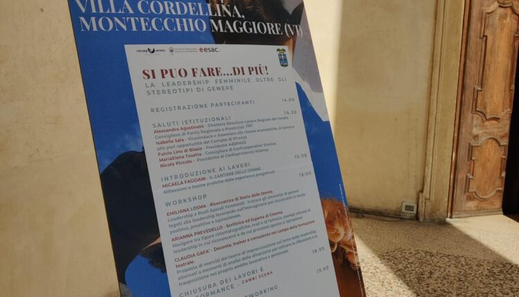 Montecchio Maggiore: svolto l'evento "Impresa e Parità di Genere - Dalle metafore esperienziali all'innovazione organizzativa"