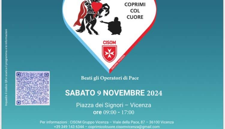 Vicenza, "Coprimi col cuore": giornata di Solidarietà e Cultura in Piazza dei Signori