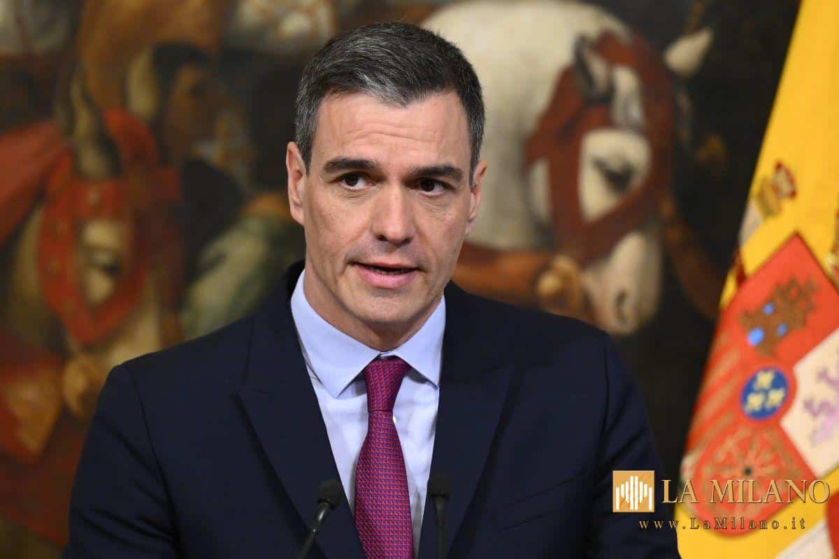 Primo ministro di Spagna Pedro Sanchez