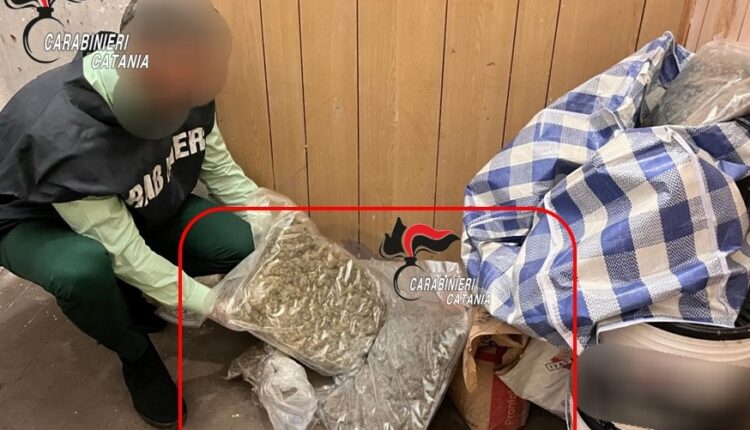 Catania: Nascondeva 5 kg di marijuana in una casa abbondonata, arrestato 29enne