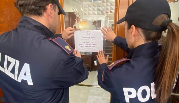 Roma: proseguono i controlli della Polizia di Stato alle strutture ricettive, scattano i sigilli per un'attività abusiva di albergo in via Borgo Pio.
