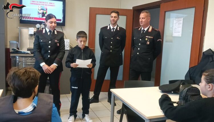 Un giorno da Carabiniere per gli studenti delle classi 5^ dell’Istituto Comprensivo di Comacchio
