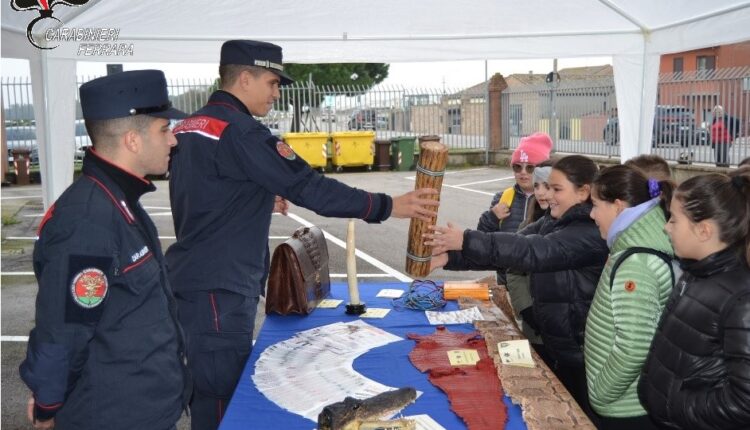 Un giorno da Carabiniere per gli studenti delle classi 5^ dell’Istituto Comprensivo di Comacchio