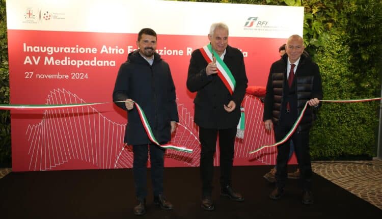 Reggio Emilia, inaugurato il nuovo atrio della stazione Alta Velocità Mediopadana