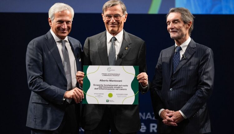 Premio "Lombardia è ricerca", il Nobel da 1 milione consegnato all'immunologo Alberto Mantovani