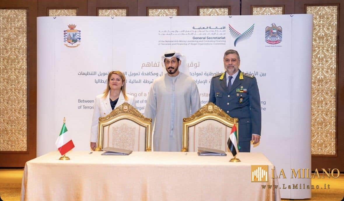 Emirati Arabi Uniti: il segretario generale del NAMLCFTC degli EAU e la Guardia di Finanza stringono una partnership per combattere i crimini finanziari e tributari