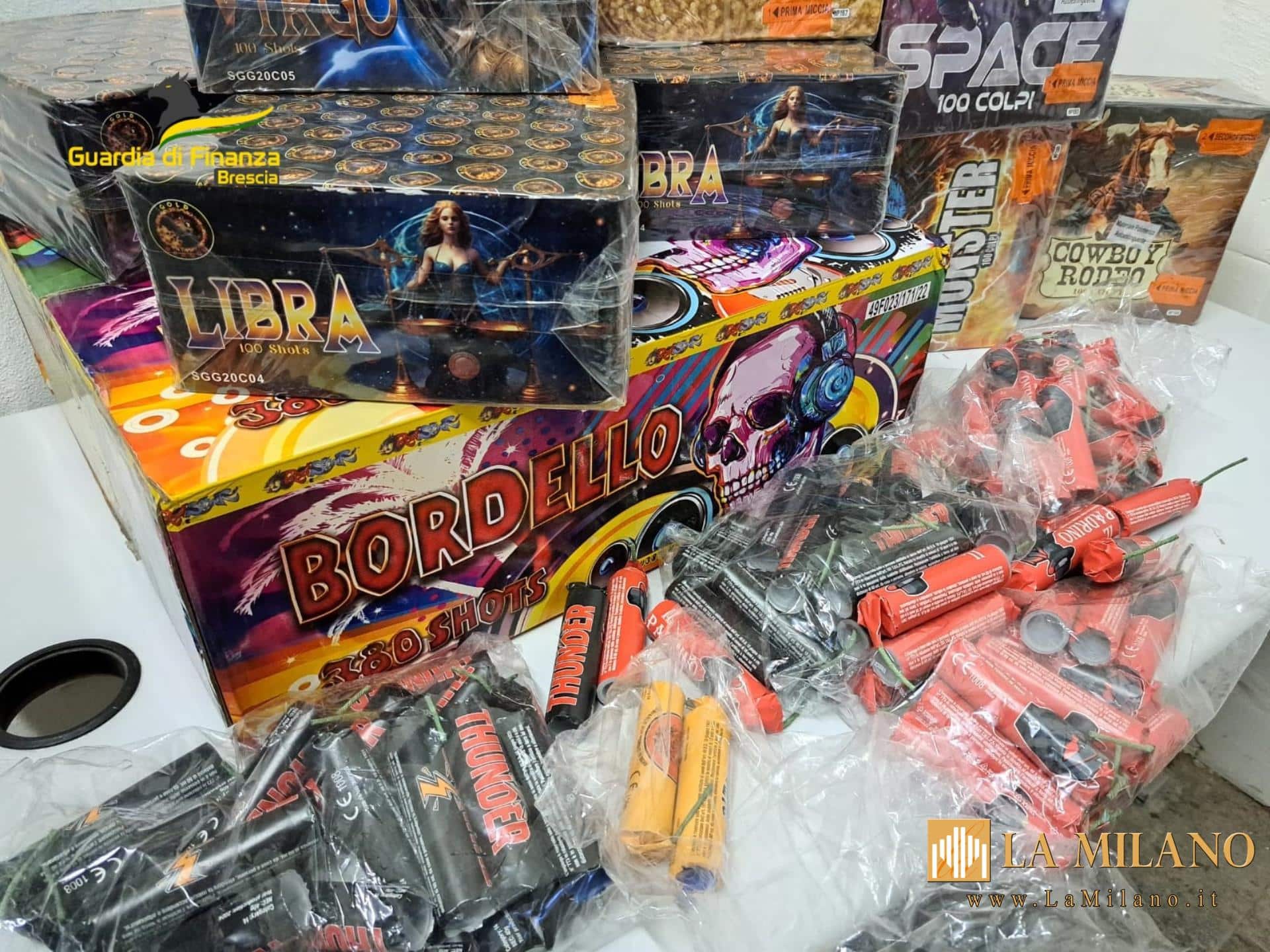 Brescia: la Guardia di Finanza intensifica i controlli su produzione, commercio e detenzione di artifici pirotecnici in vista della notte di Capodanno