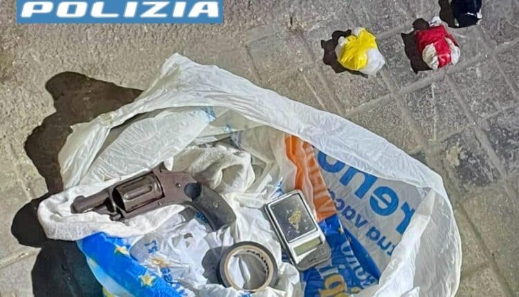 Brindisi: intensificati i controlli della Polizia di Stato nel fine settimana, rinvenuta una pistola e sequestrato materiale per il confezionamento della droga.