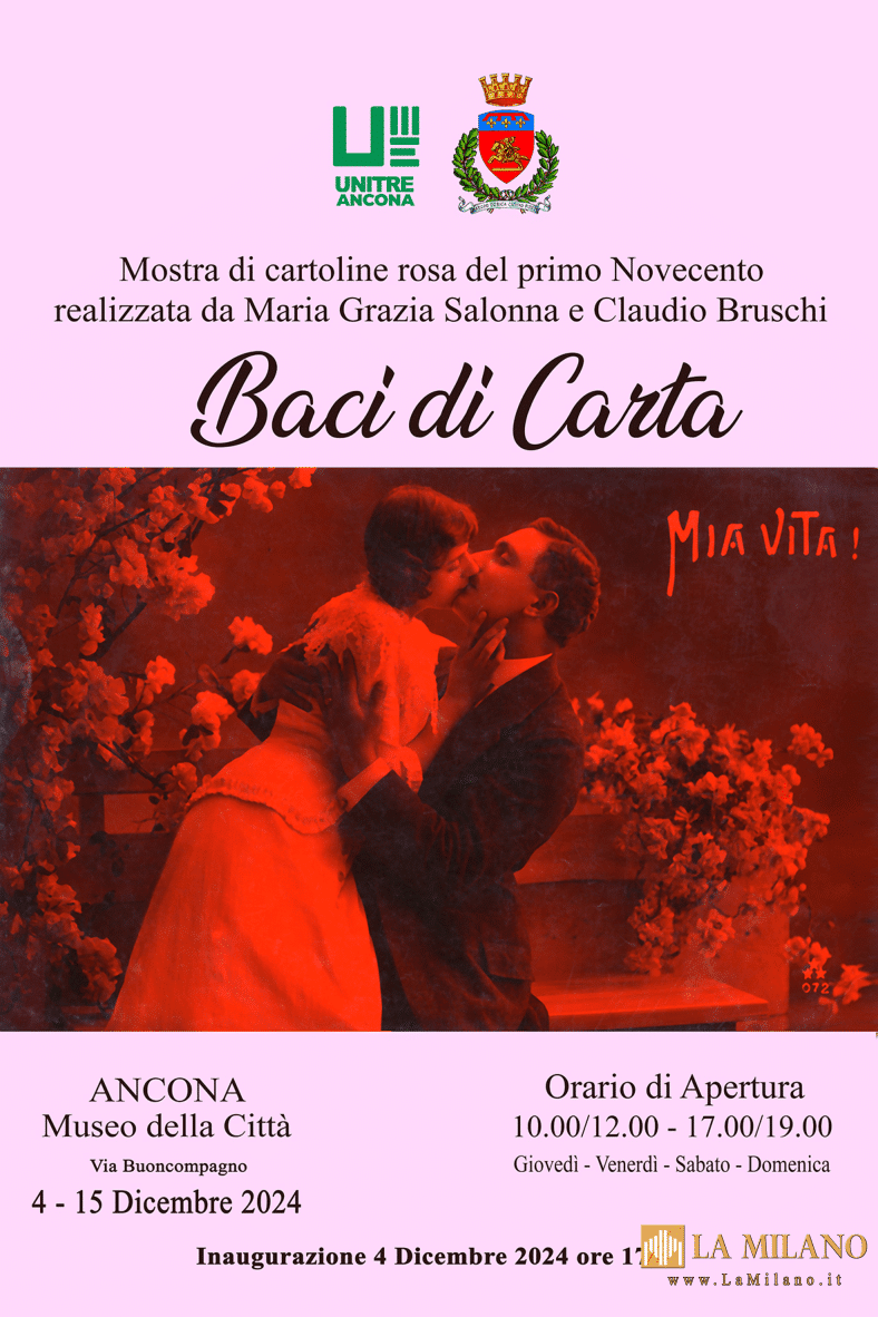 Ancona: "Baci di Carta", una mostra di cartoline d'amore al Museo della Città