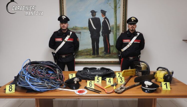 Viadana: arresto di 2 cittadini albanesi per ricettazione e possesso ingiustificato di chiavi alterate o grimaldelli