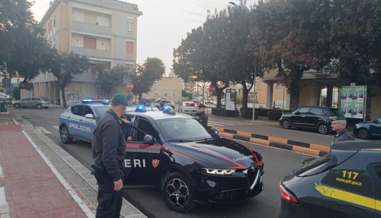 Lecce, operazione Alto Impatto 1869 persone controllate, 5 arresti e 5 denunce.