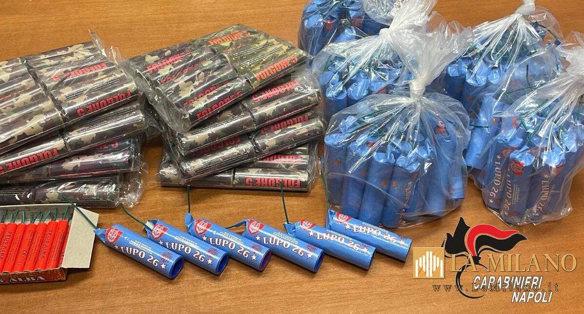 Qualiano: controlli dei carabinieri. Arrestato un 30enne con botti illegali e denunciati 4 topi d'appartamento