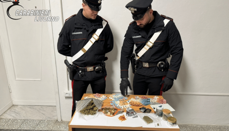 Cecina, laboratorio improvvisato in casa per preparazione e confezionamento di droga. Arrestato dai Carabinieri