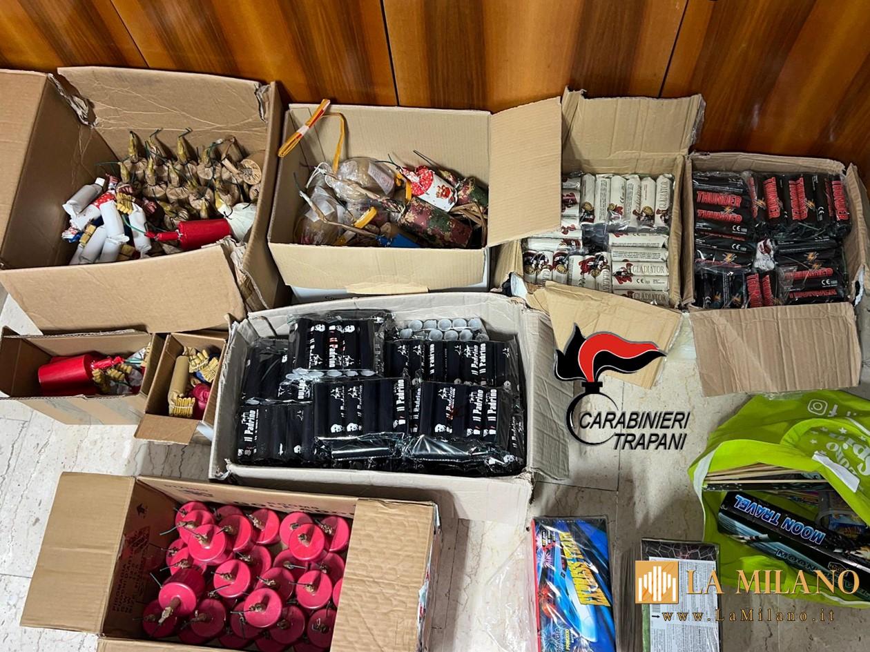 Trapani: oltre 1300 botti artigianali nascosti sotto il letto, arrestato 27enne trapanese