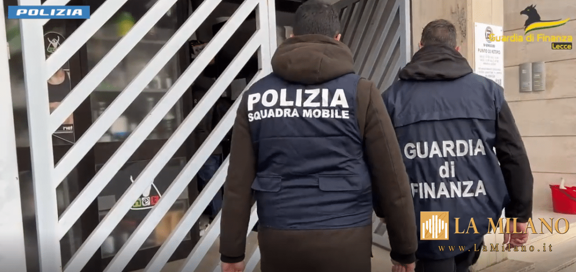 Lecce: contrasto al narcotraffico ed al riciclaggio, eseguito sequestro preventivo da circa 12 milioni di euro ai danni dei sodalizi criminali salentini
