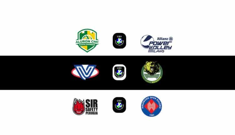 CEV: Vero Volley, Milano e Perugia in campo stasera