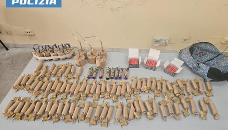 Taranto, due arresti e due denunce della Polizia di Stato. Sequestrato un ingente quantitativo di artifizi illegali
