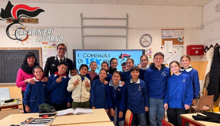 Livorno: Cultura della Legalità, i Carabinieri hanno incontrato gli alunni della Scuola Elementare "Rodari"