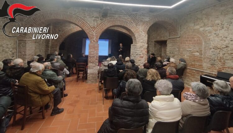 Suvereto: Incontro aperto con la cittadinanza, rivolto specialmente agli anziani. I consigli dei Carabinieri per prevenire nonché difendersi dalle truffe