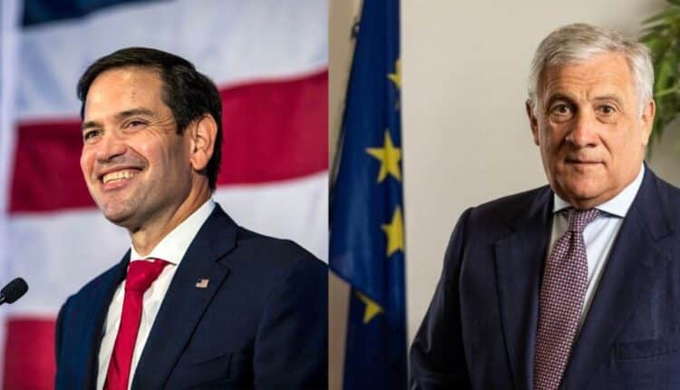 Colloquio tra il Ministro Tajani e il Segretario di Stato Rubio: Italia e USA uniti su sicurezza e difesa