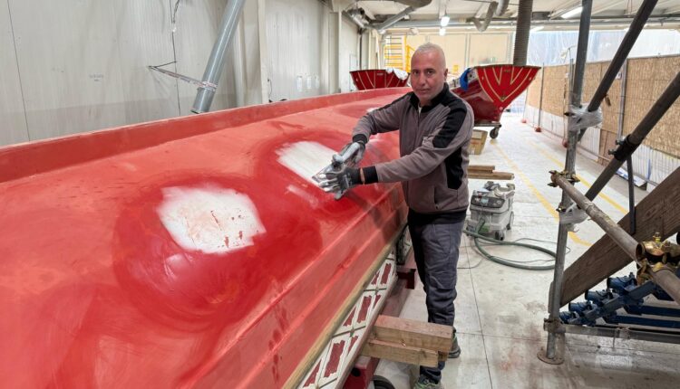 Pisa: In preparazione alla Regata Antiche Repubbliche Marinare, restaurati 3 galeoni per allenamenti e gare