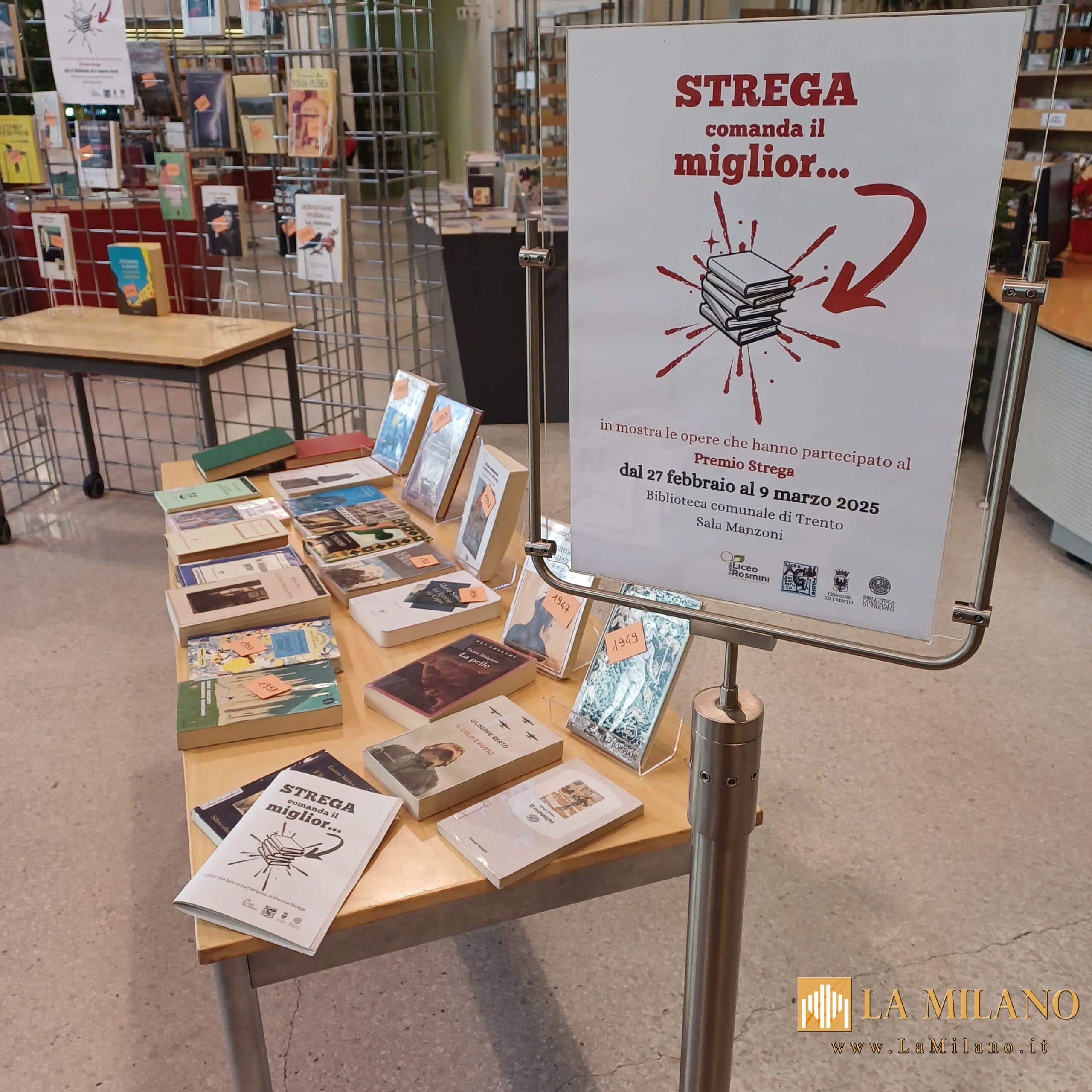 Trento: Premio Strega, alla Biblioteca in mostra le opere vincitrici
