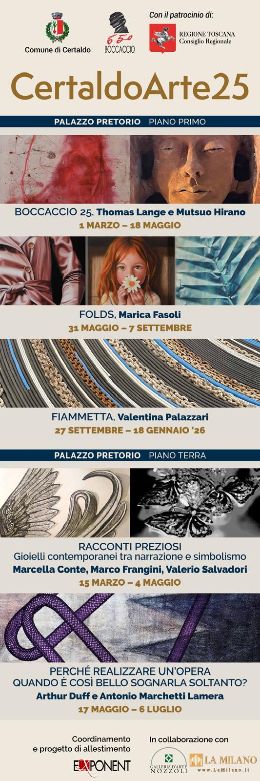 Certaldo: Al via CertaldoArte25, sulle orme di Giovanni Boccaccio