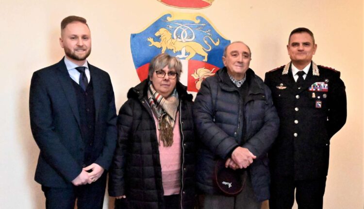 Ferrara, l'anziano salvato dal Maresciallo Talente si reca al Comando Provinciale per ringraziarlo