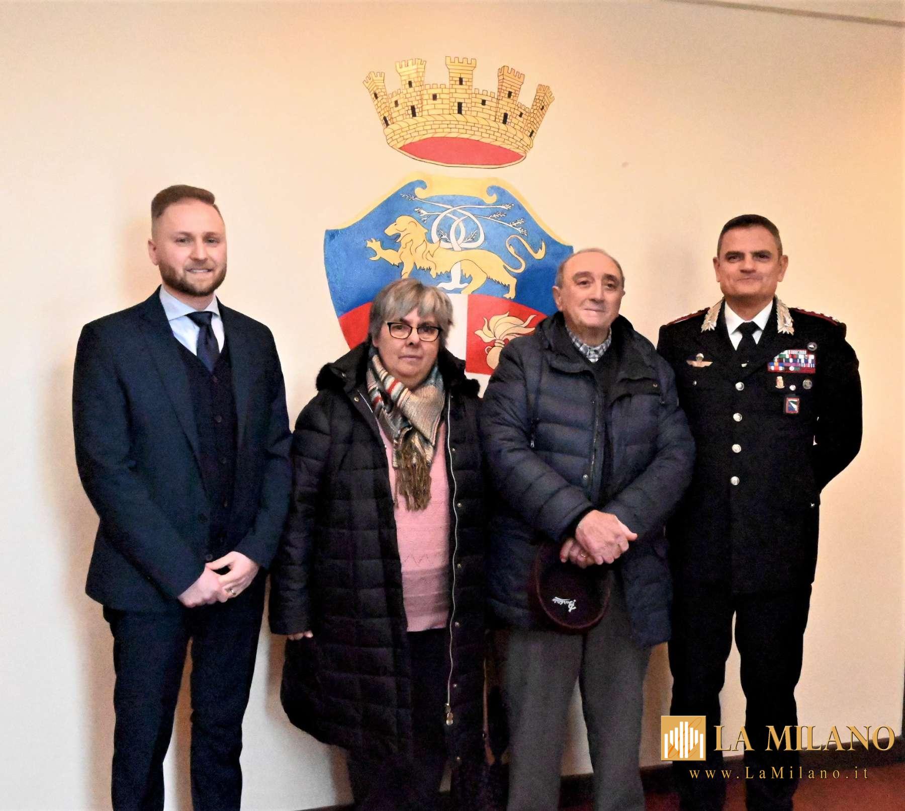 Ferrara, l'anziano salvato dal Maresciallo Talente si reca al Comando Provinciale per ringraziarlo