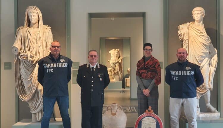 Aquileia: Consegnata al Museo Archeologico Nazionale un'anfora romana in terracotta del l I sec. d.C., individuata nell'abitazione di un privato cittadino