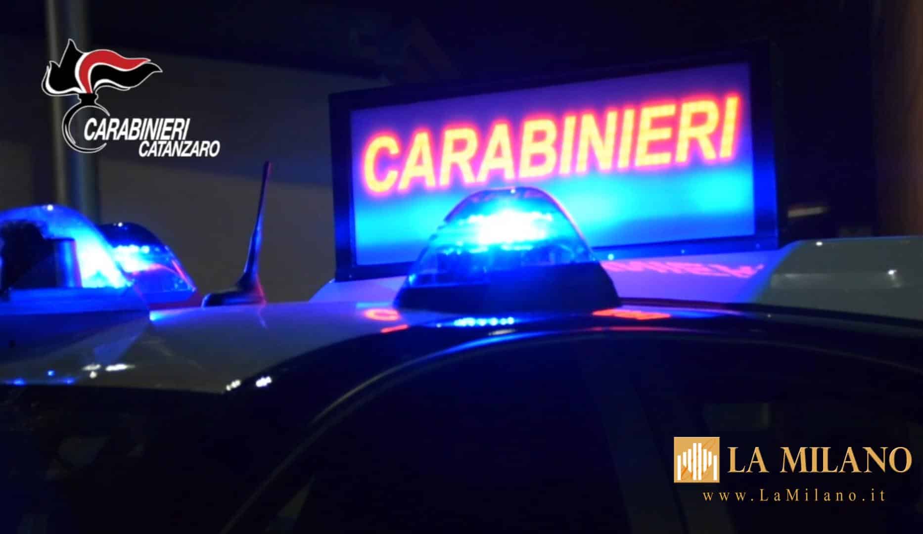 Catanzaro: Estorsione, rapina, truffa e altri reati aggravati dal metodo mafioso. 22 persone arrestate dai Carabinieri