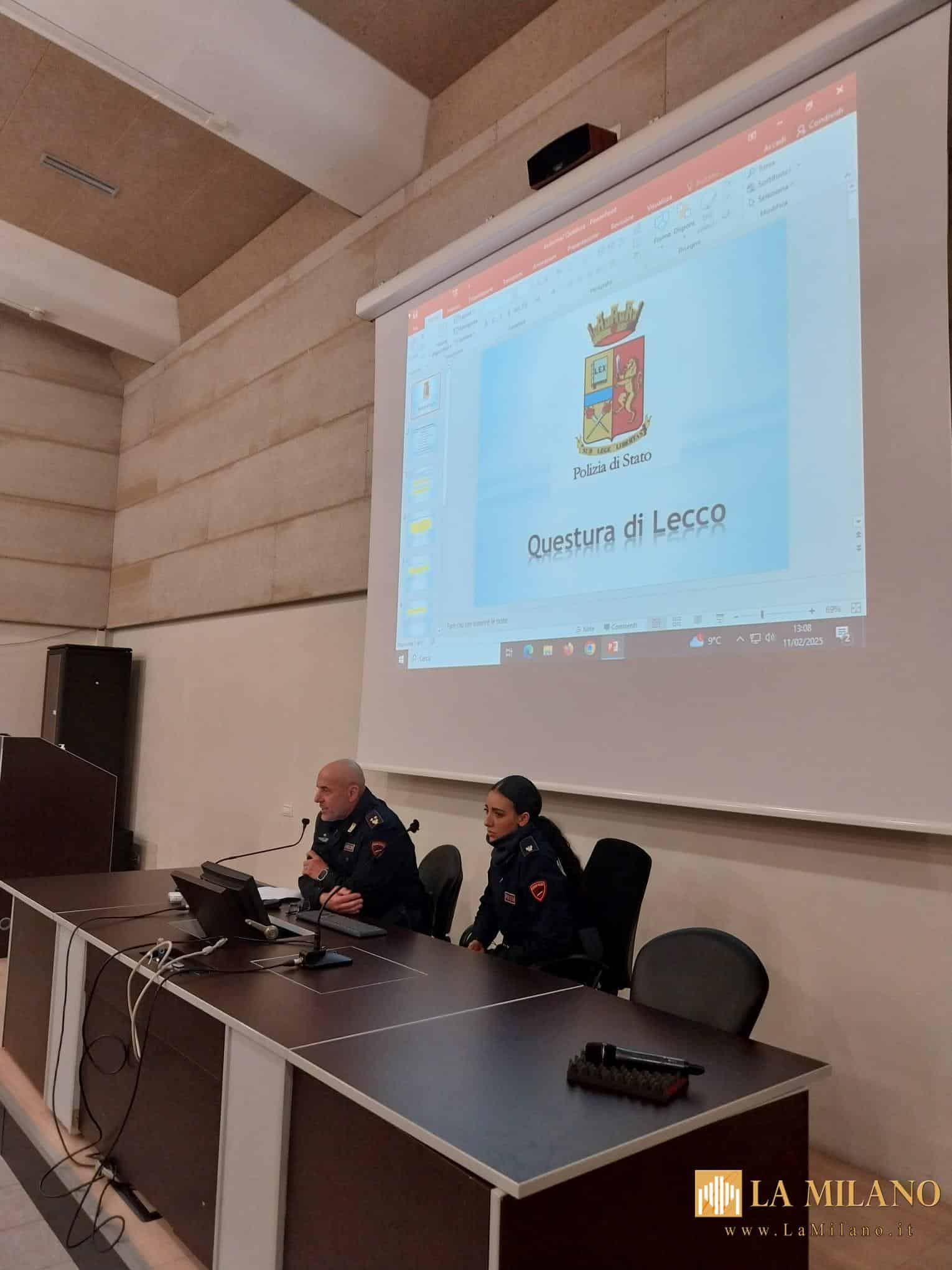 Merate (LC), la Polizia incontra 400 studenti per parlare di sicurezza sul web
