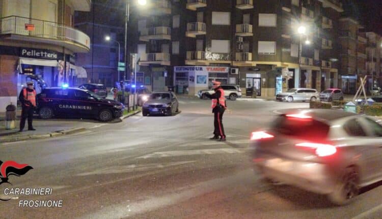 Sora: Controlli nel fine settimana. 2 positivi all'alcoltest, patenti ritirate e denunciati; 5 segnalati alla Prefettura per stupefacenti