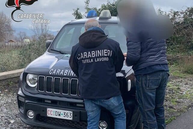 Catania: Tolleranza zero sul lavoro nero, sanzionate due aziende etnee per migliaia di euro