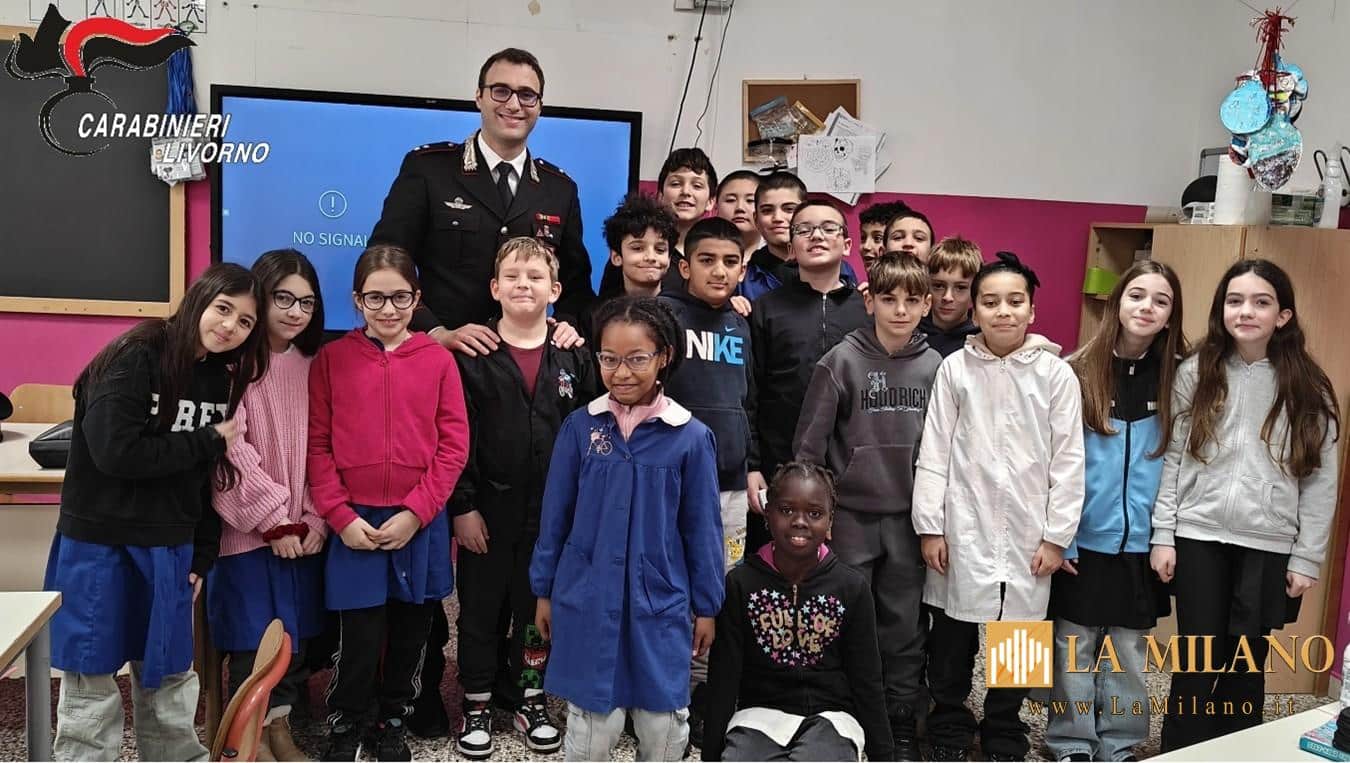 Collesalvetti: Cultura della legalità, i Carabinieri incontrano gli alunni delle classi quarte e quinte elementari