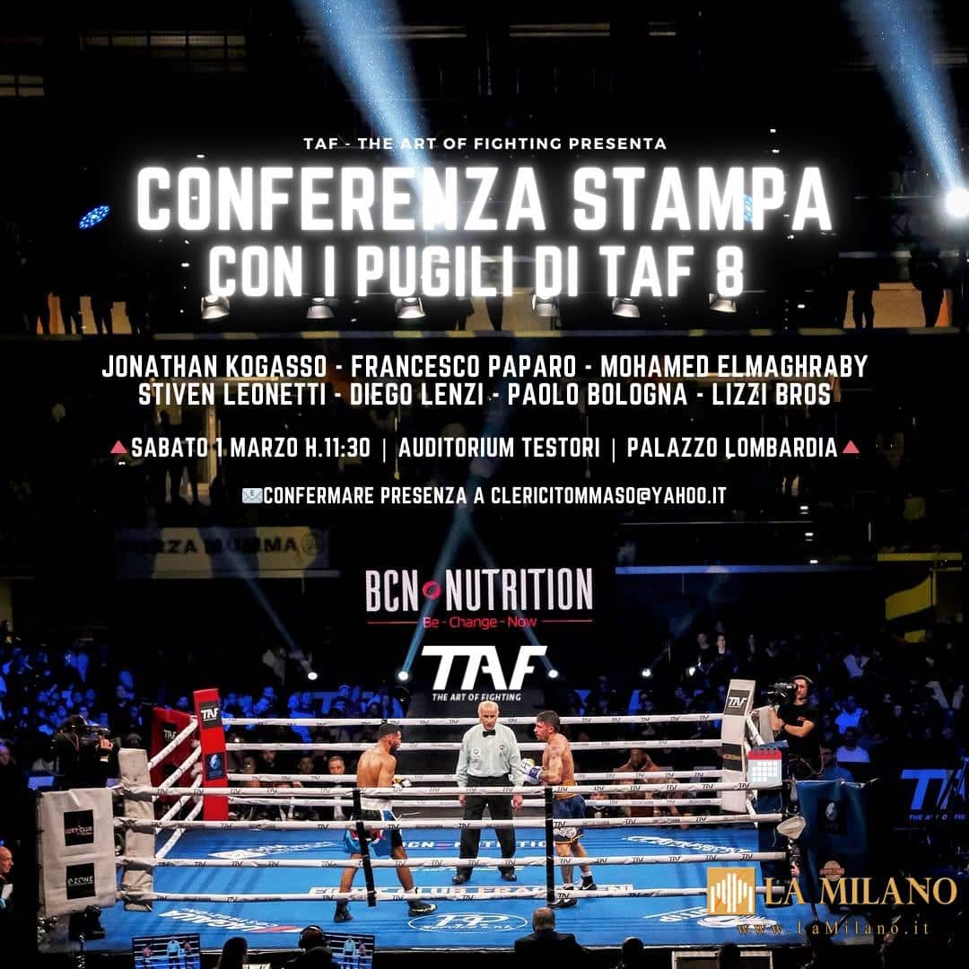 TAF , la boxe all'americana di nuovo a Milano.