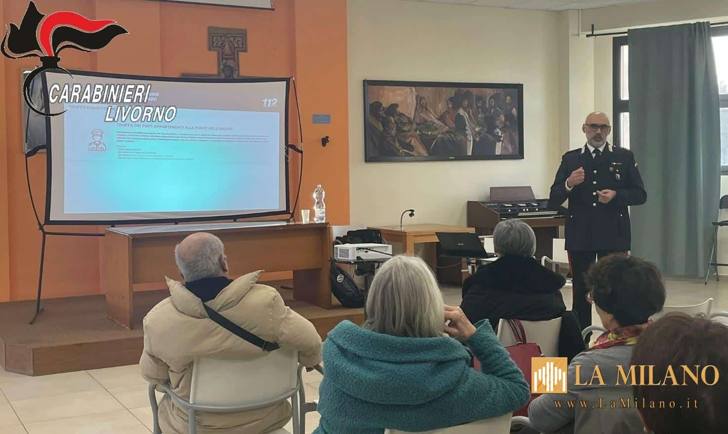 Livorno, i Carabinieri organizzano un incontro con gli anziani per prevenire le truffe