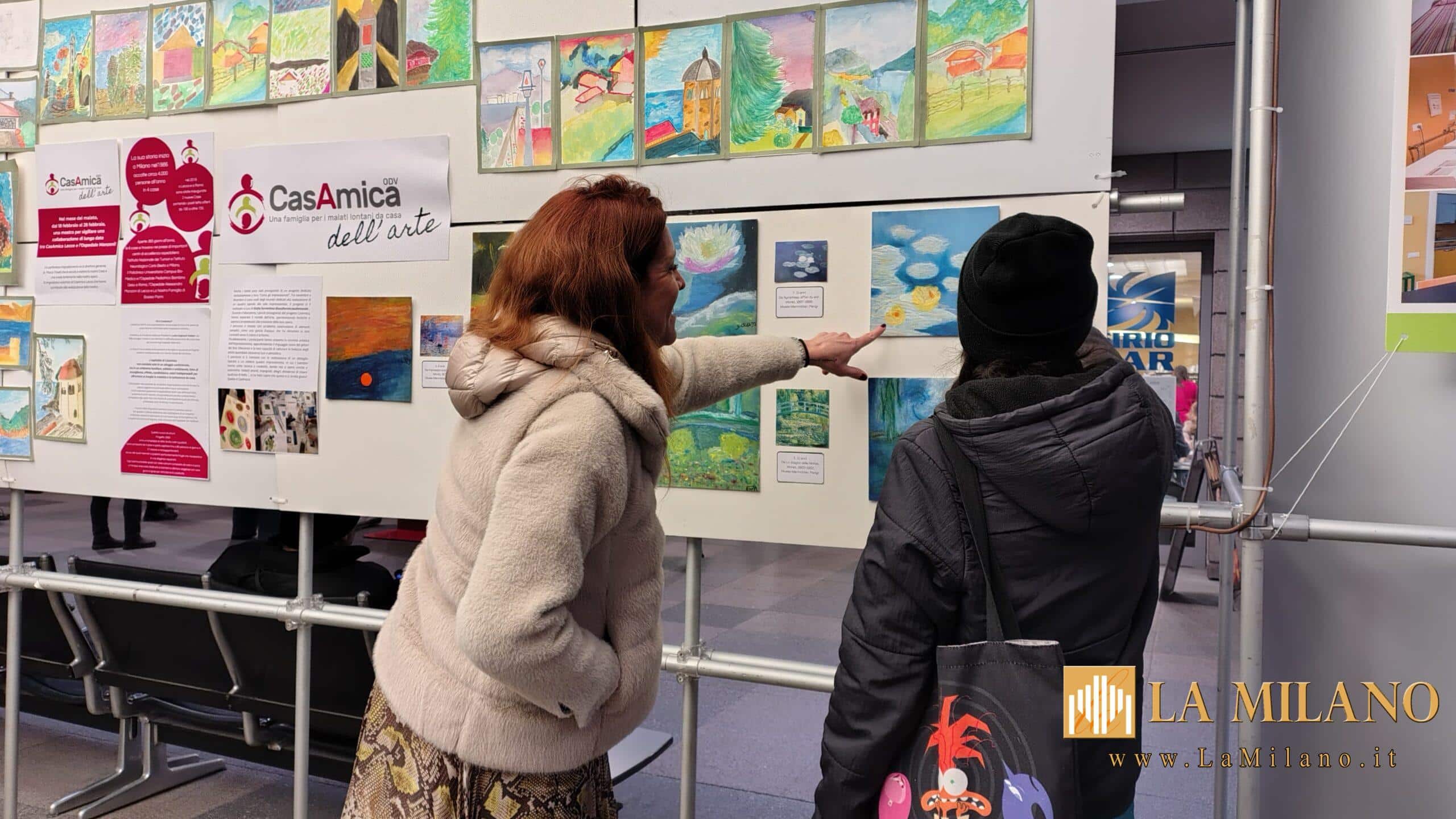 Lecco: In mostra le opere realizzate dai piccoli pazienti e dagli ospiti di CasAmica