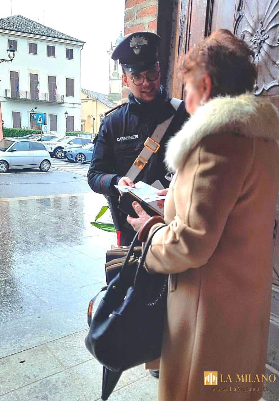 Occimiano e Mirabello Monferrato: Truffe agli anziani. I Carabinieri incontrano la cittadinanza al termine della messa domenicale