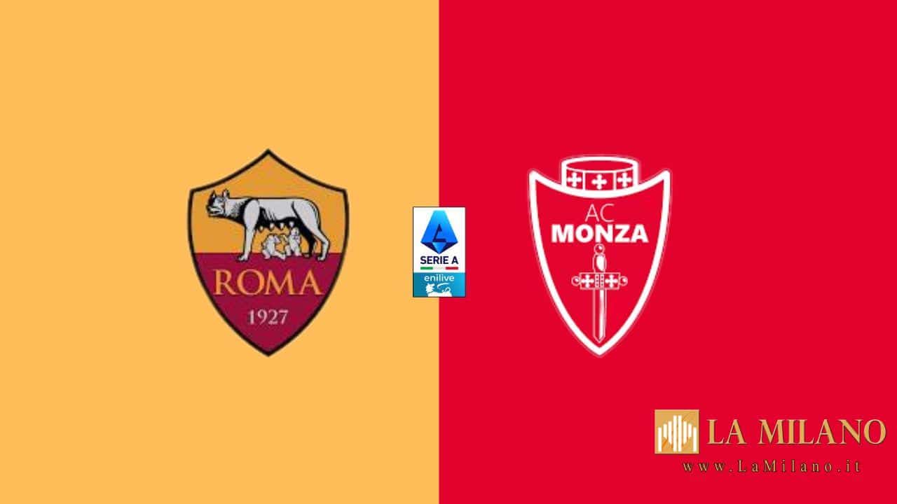 Serie A: stasera il posticipo Roma-Monza