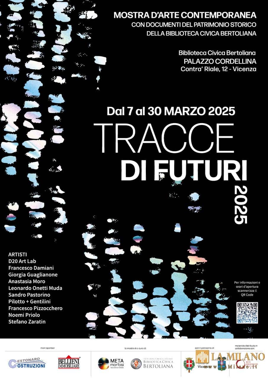 Vicenza: "Tracce di futuri", 10 artisti in una mostra d'arte contemporanea in dialogo con i documenti del patrimonio storico della Bertoliana