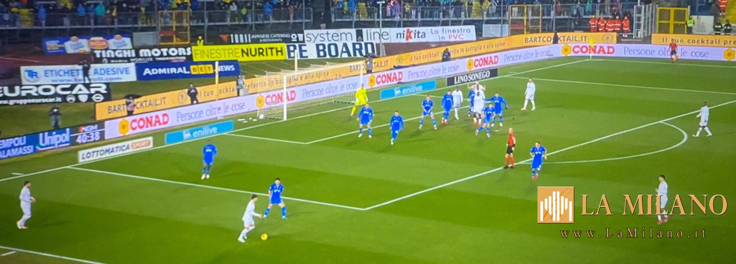 Serie A: Atalanta a valanga sul Verona, il Milan vince a Empoli.