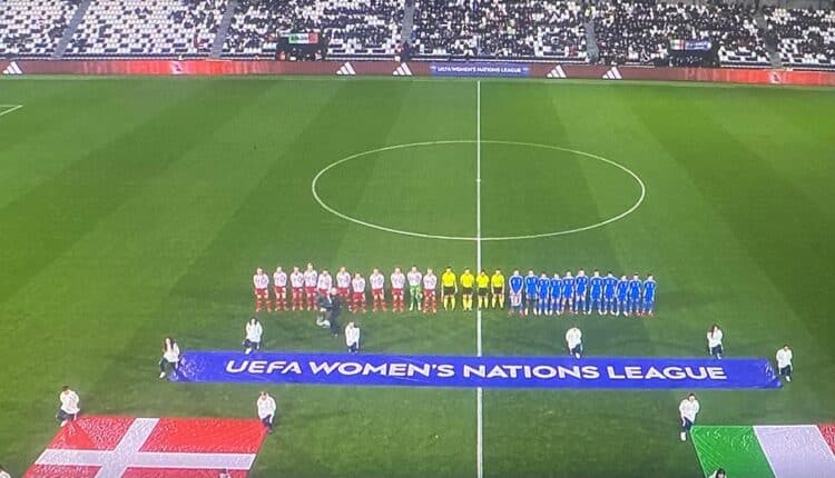 UEFA Nations League femminile: l’Italia perde contro la Danimarca.