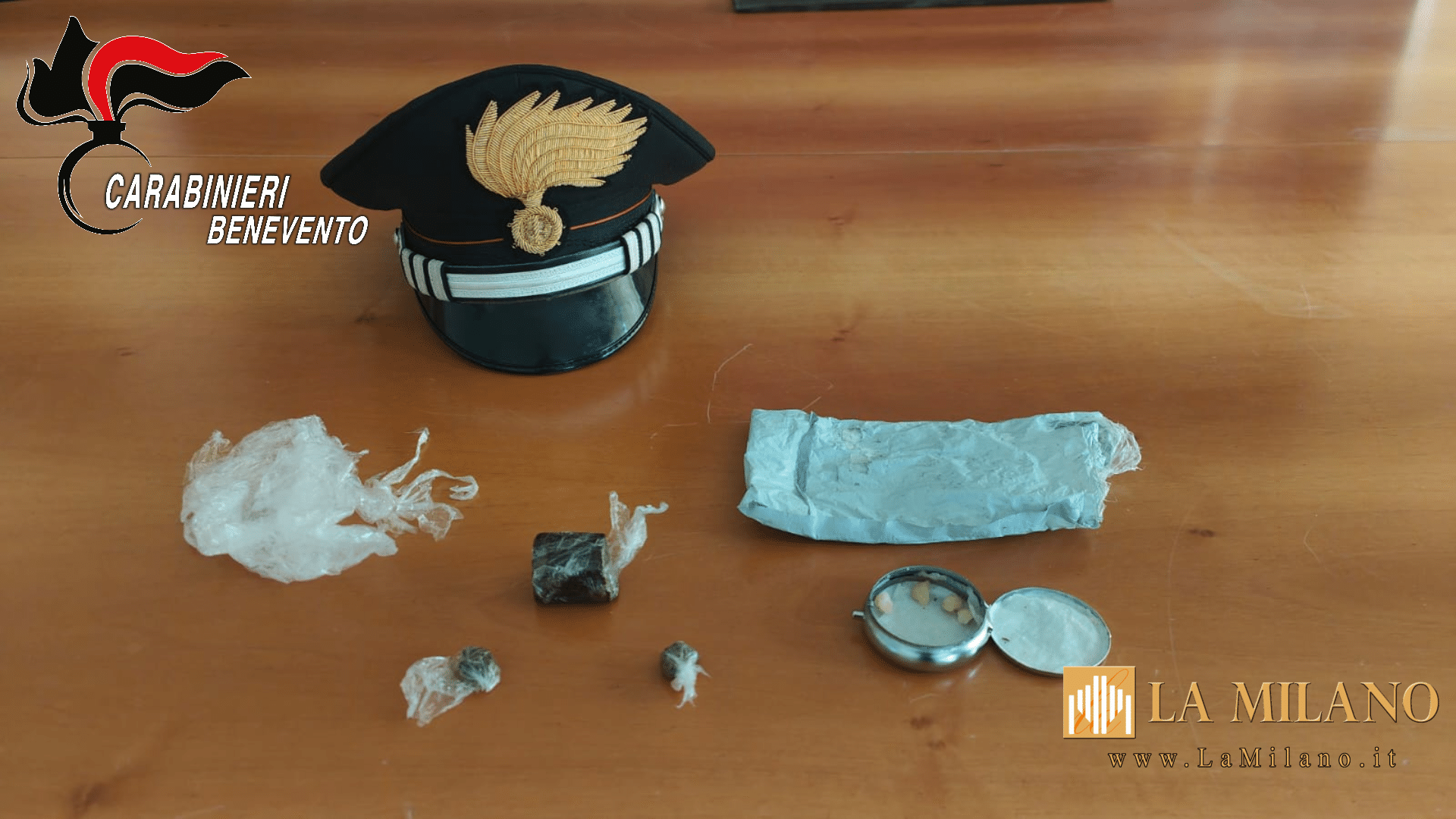 Benevento: Operazione ad "Alto Impatto" nelle scuole, segnalato studente 16enne trovato in possesso di 17gr di hashish