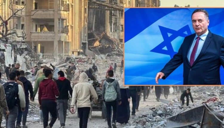 Israele, il Ministro della Difesa Katz annuncia il piano per far lasciare Gaza ai palestinesi: “la partenza volontaria per trasferirli all'estero"