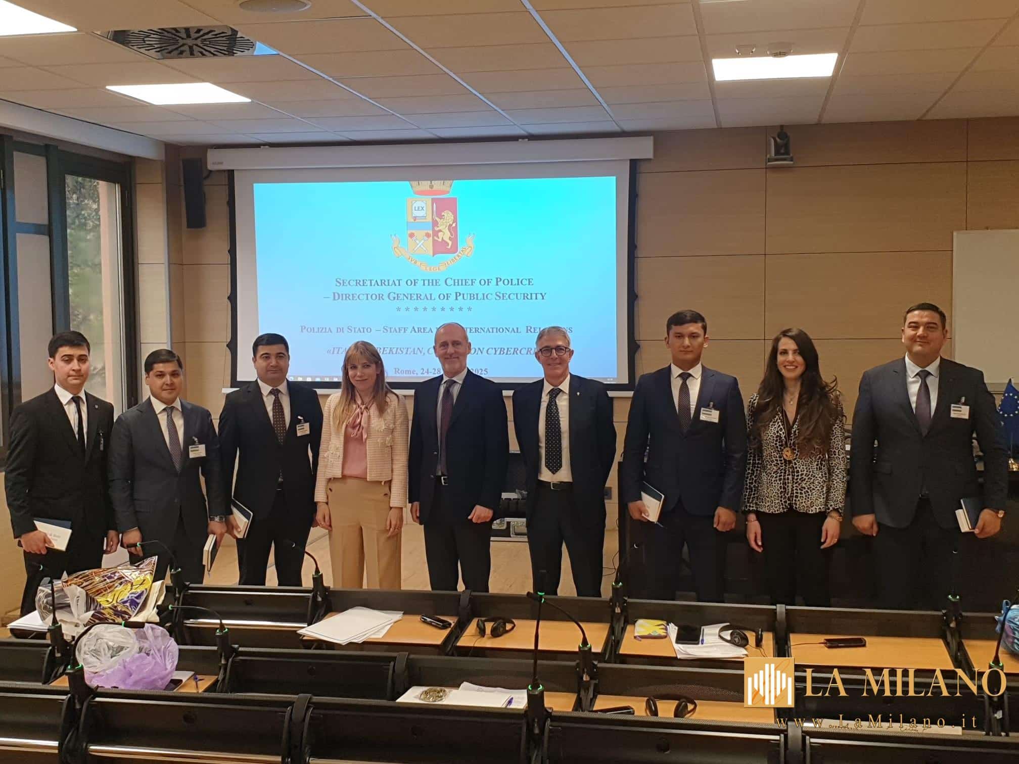 Polizia di Stato: Corso su Cybercrime per funzionari Uzbeki