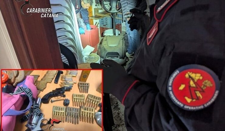 Acireale: Scoperti un laboratorio per l’essiccazione di marijuana e un'officina per la fabbricazione di armi. 33enne arrestato