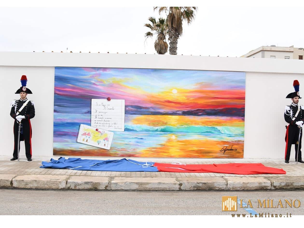 Trapani, inaugurato un dipinto in onore delle vittime innocenti di mafia